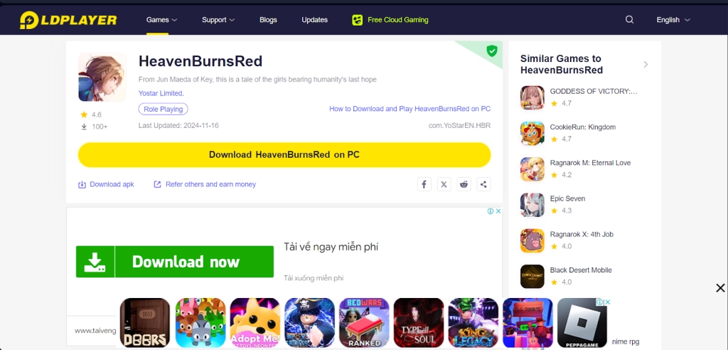 How to Download and Play Heaven Burns Red Global on PC - Beginners Guide
