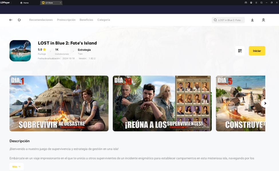 LOST in Blue 2: Fate’s Island - ¿Sobrevivirías en una Isla?