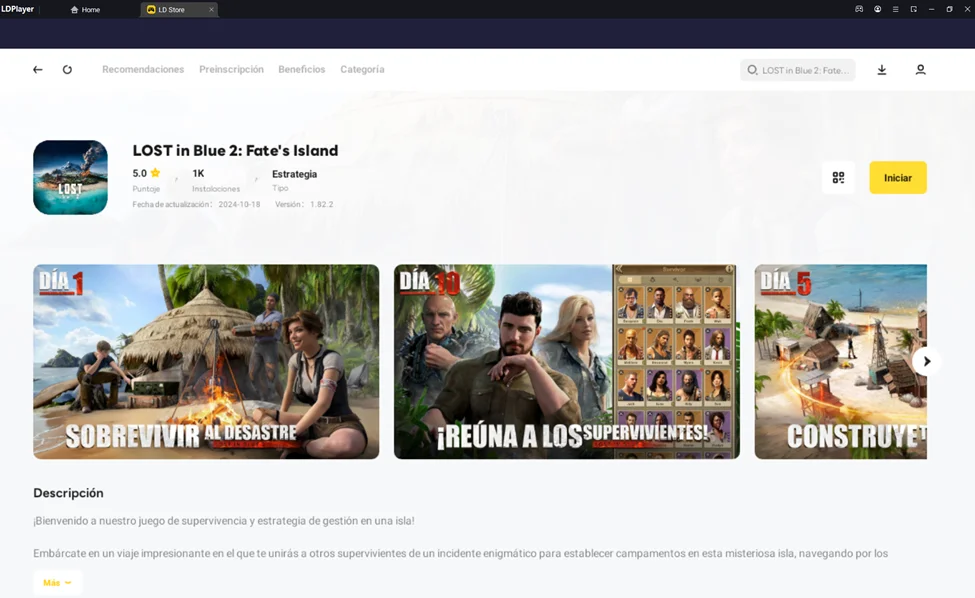 LOST in Blue 2: Fate’s Island - ¿Sobrevivirías en una Isla?
