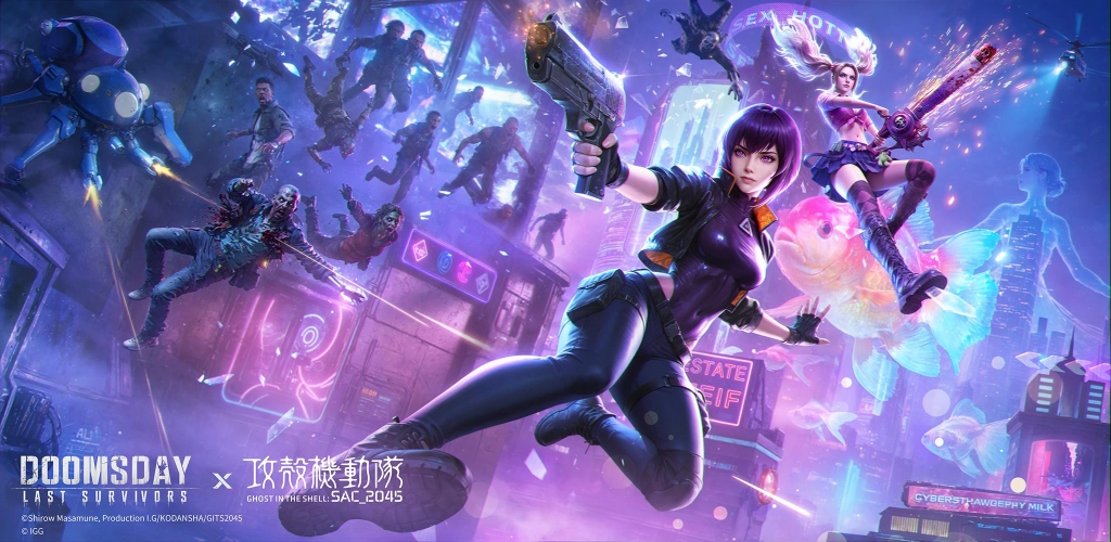 DLS x Ghost in the Shell: SAC_2045 Collab – Shell: Cyber Pursuit Launches