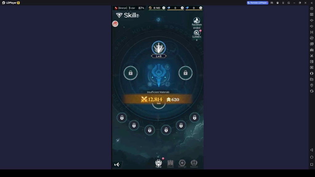 The Skill System in Ys 6 Idle: The Ark Of Napishtim