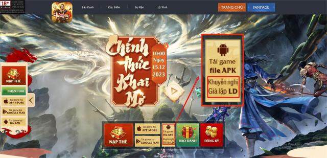 LDPlayer được FGStudio chọn là giả lập khuyến nghị để chiến Thần Long Mobile trên PC