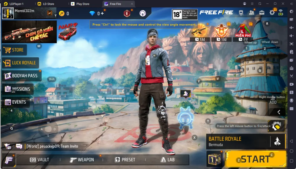 Free Fire on PC Free Fire on PC