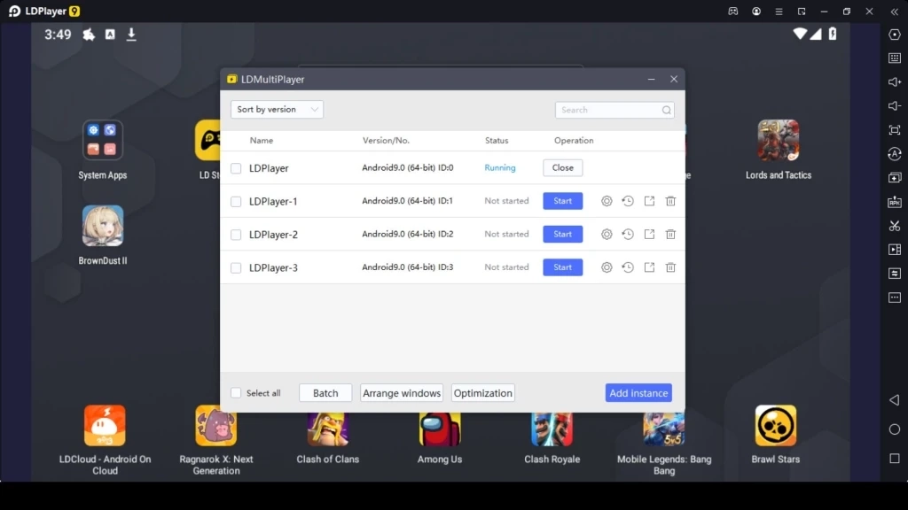 Faster Rerolling with LDPlayer