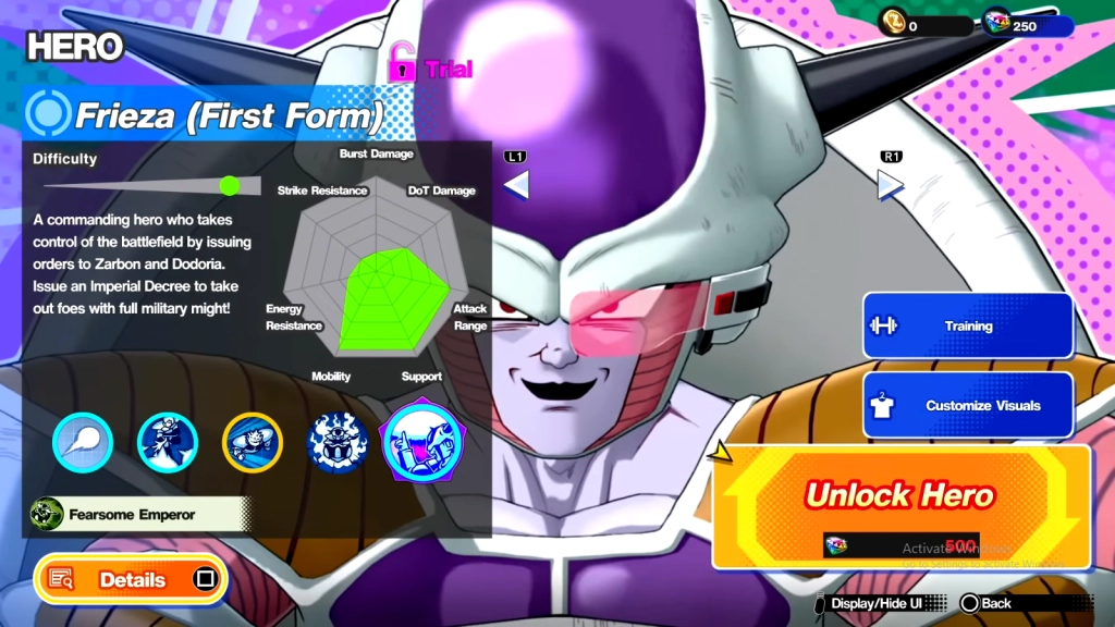 Frieza (First Form) (Technical)