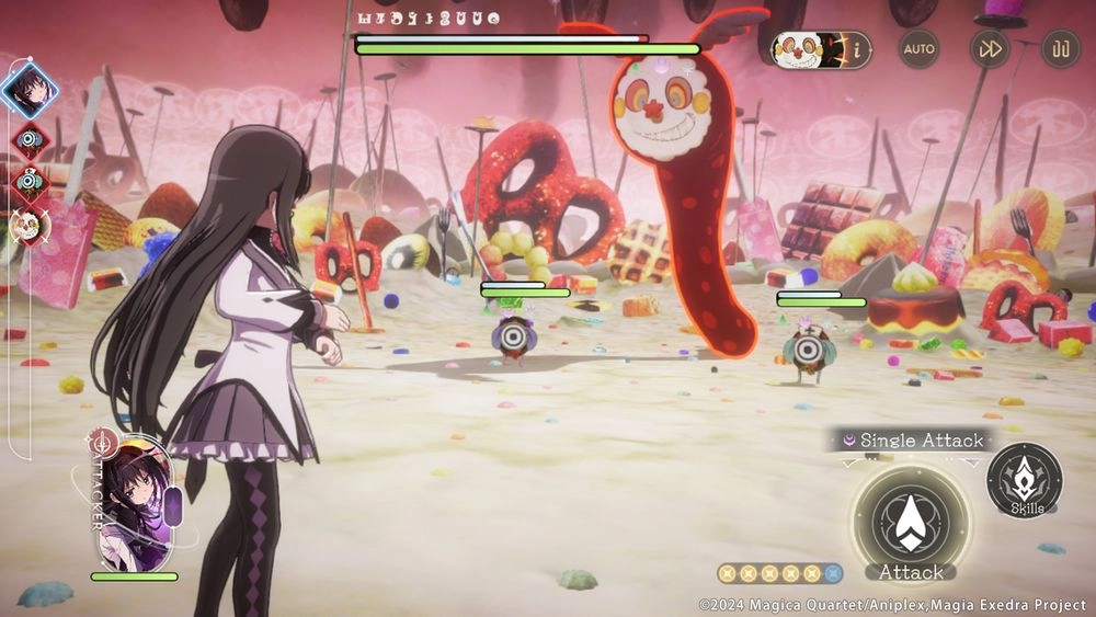 《魔法少女小圓 Magia Exedra》基礎戰鬥結構