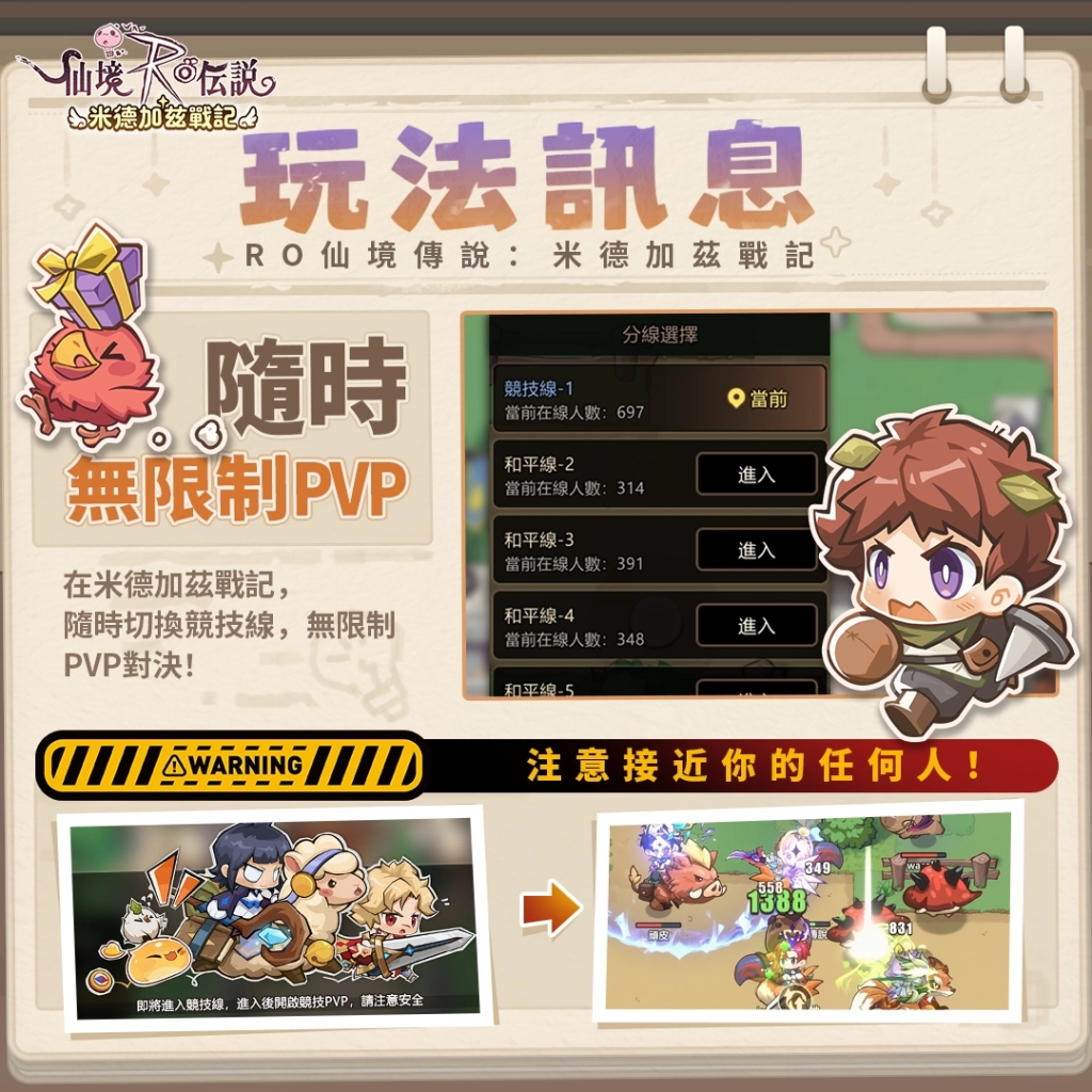 《RO仙境傳說：米德加茲戰記》先鋒測試正式展開