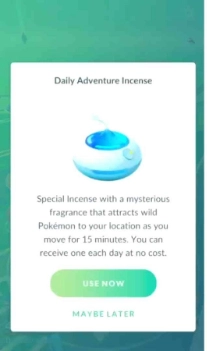 Using Daily Adventure Incense