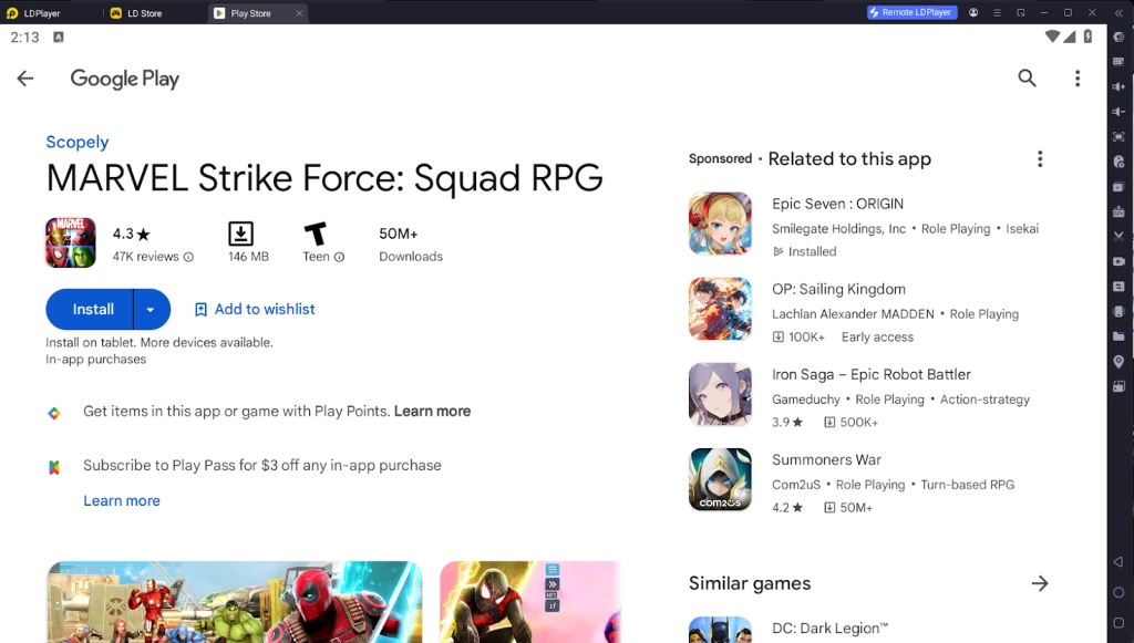 Play MARVEL Strike Force: Squad RPG on PC 4