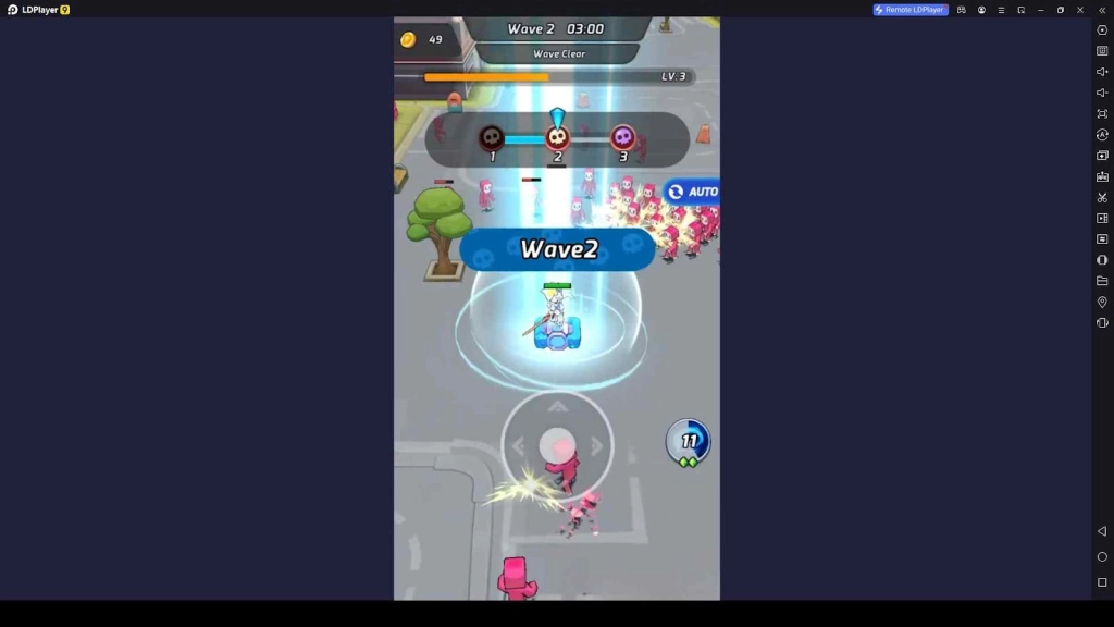 Complete the Stages and Level Up Complete the Stages and Level Up