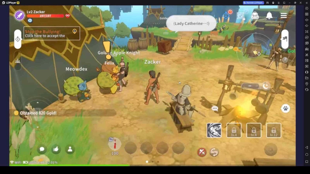 Interact with NPCs
