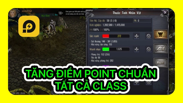 Huyền Thoại Tarkan Mobile: Hướng Dẫn Tăng Điểm Chuẩn Cho Tất Cả Class