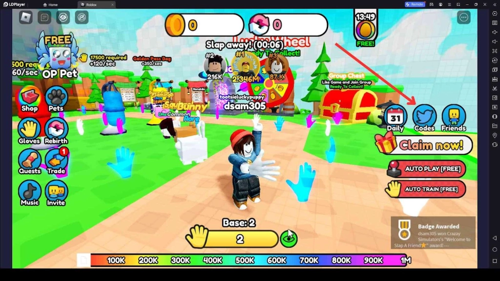 Roblox Slap a Friend Codes: Ultimate Slapping Power - March 2025