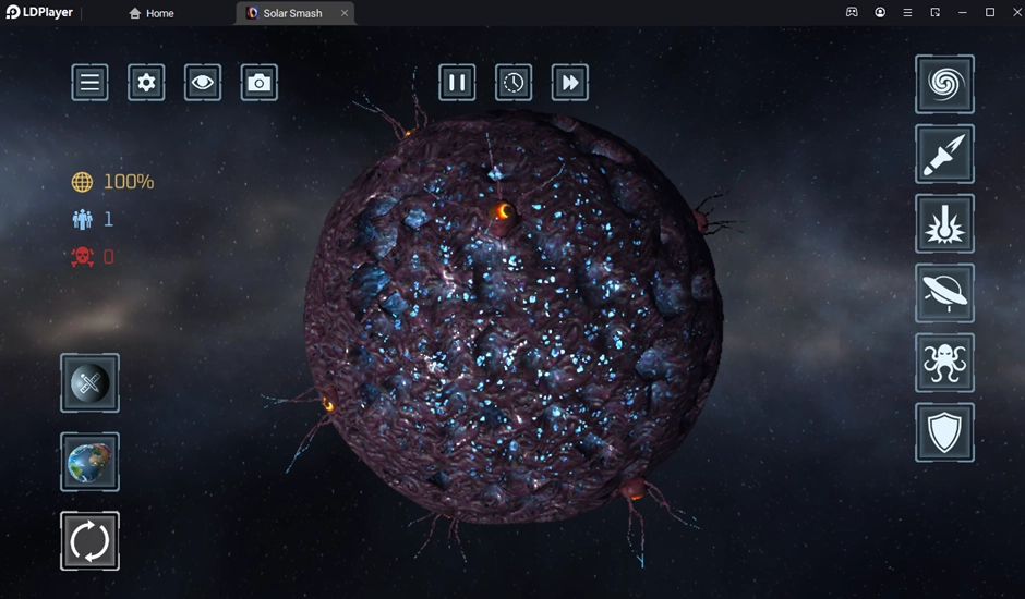 Actualización de Solar Smash: Nuevo planeta con vida propia
