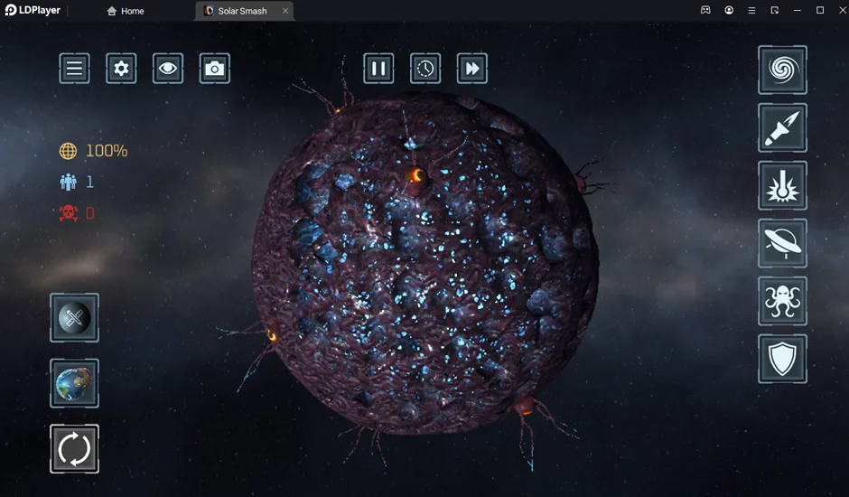 Actualización de Solar Smash: Nuevo planeta con vida propia
