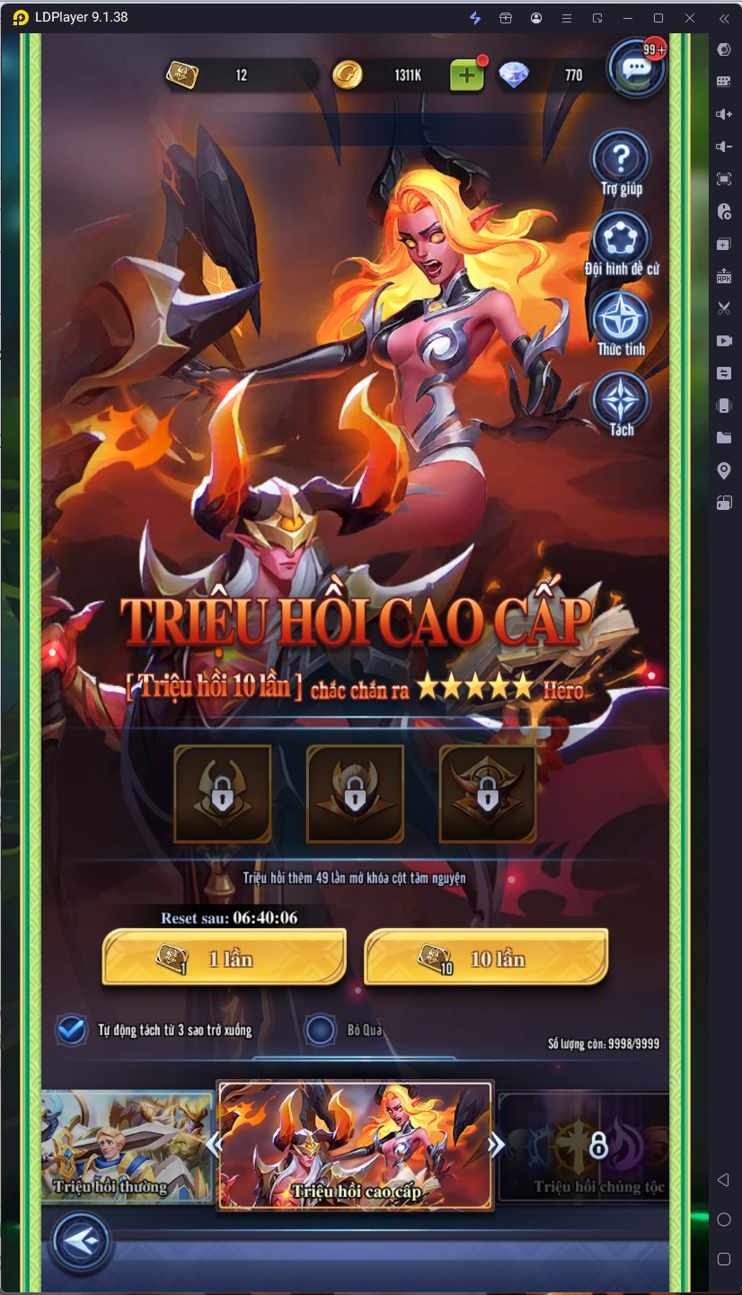 War 3 Arena: Hướng dẫn tân thủ tăng mạnh lực chiến