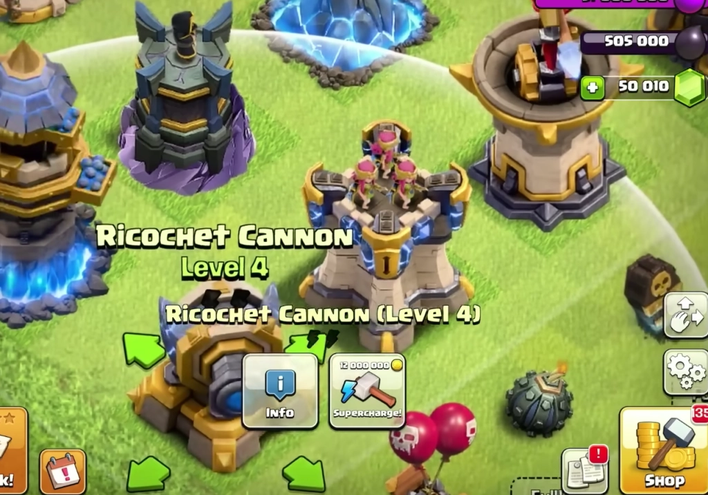 ricochet cannon