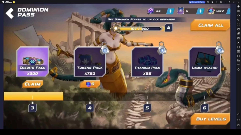 Progress Through the Dominion Pass Progress Through the Dominion Pass