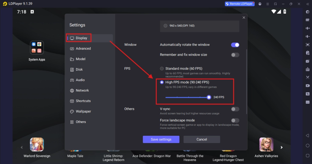 Play Arena of Valor with 120 FPS Play Arena of Valor with 120 FPS