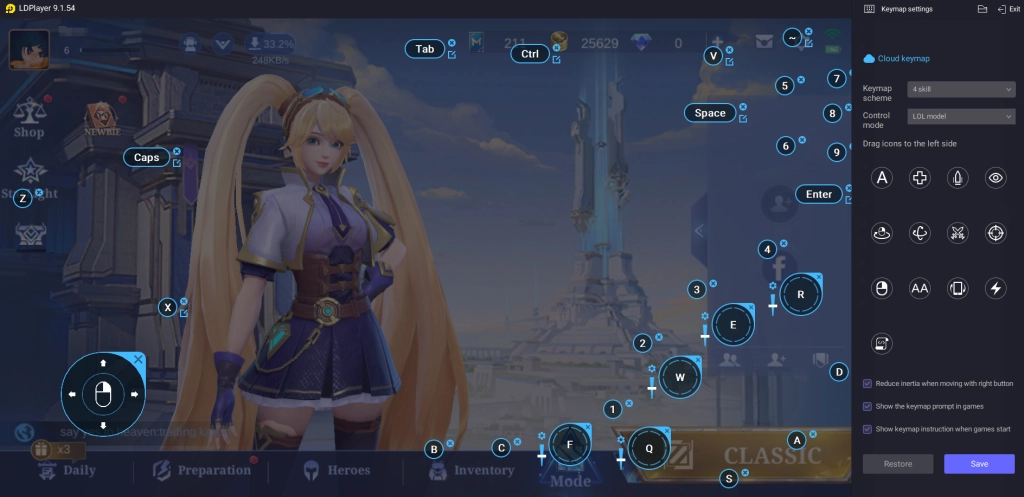 Keyboard Mapping Guide for Mobile Legends: Bang Bang