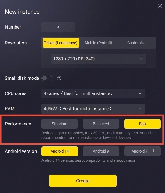 the new Eco Mode