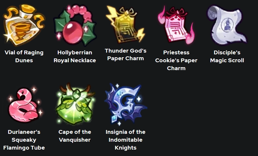 Tier List de Tesoros en CookieRun Kingdom