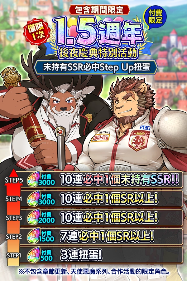 《神絆的導師 X》新活動「1.5 週年後夜慶典 CP」正式舉辦
