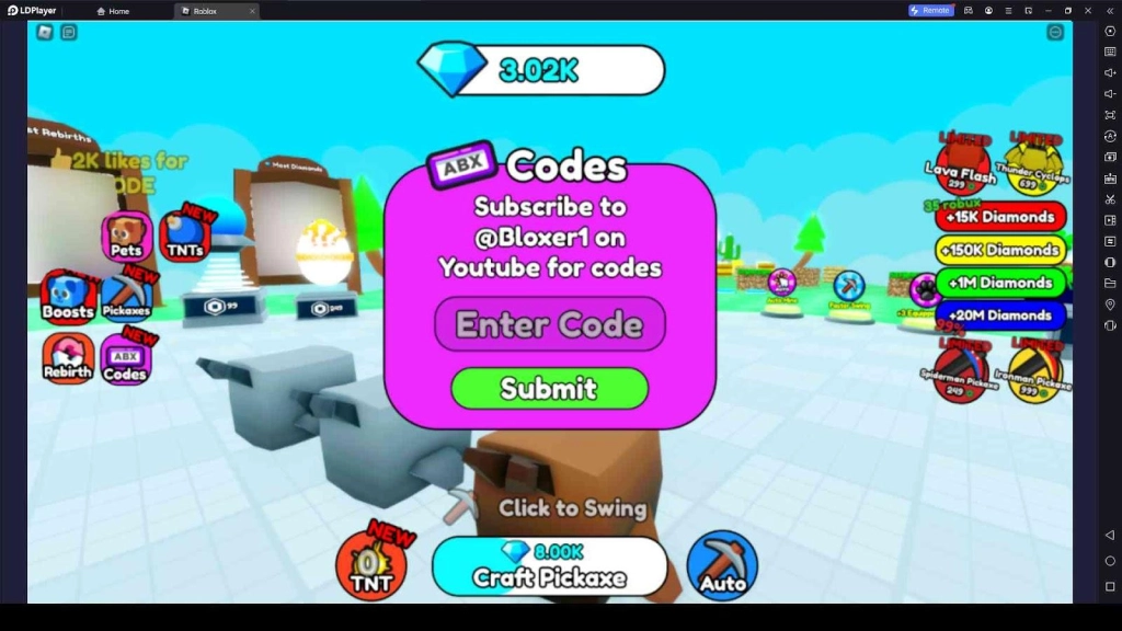 Roblox Block Miner Codes: Crafting Diamonds in Every Strike - 2025 March