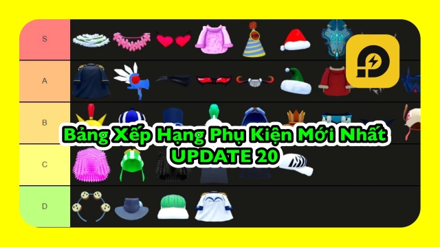 Roblox: Tier List Accessories Blox Fruits / Bảng Xếp Hạng Phụ Kiện Mới Nhất UPDATE 20