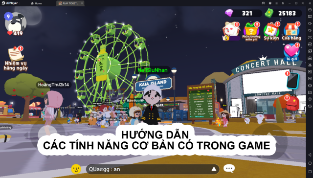 『HƯỚNG DẪN』Play Together - Các Tính Năng Cơ Bản Trong Game