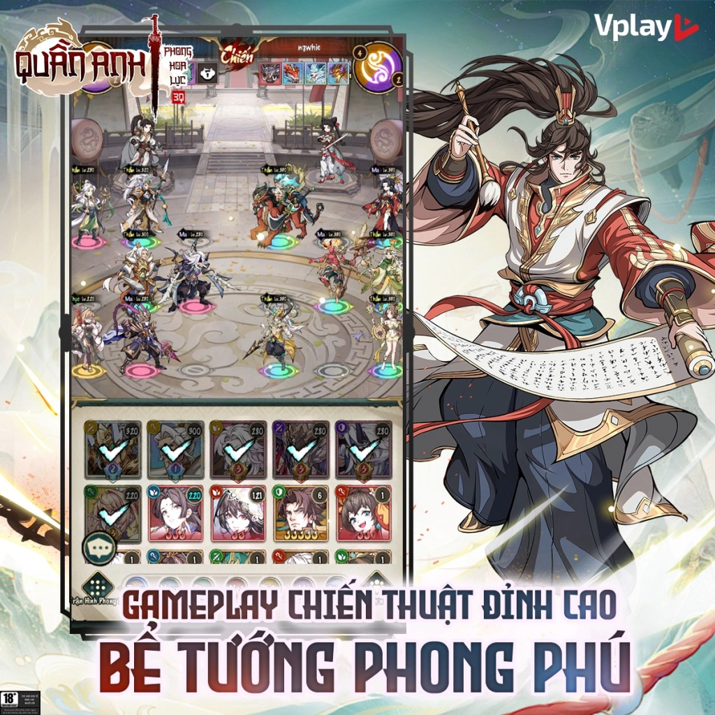 Full bộ code Quần Anh Phong Hoa Lục - Hướng dẫn cách nhập chi tiết