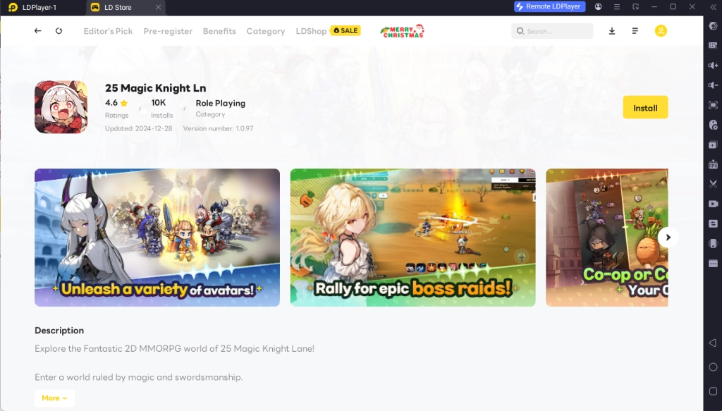 How to Download and Play 25 Magic Knight Ln on PC - Beginners Guide