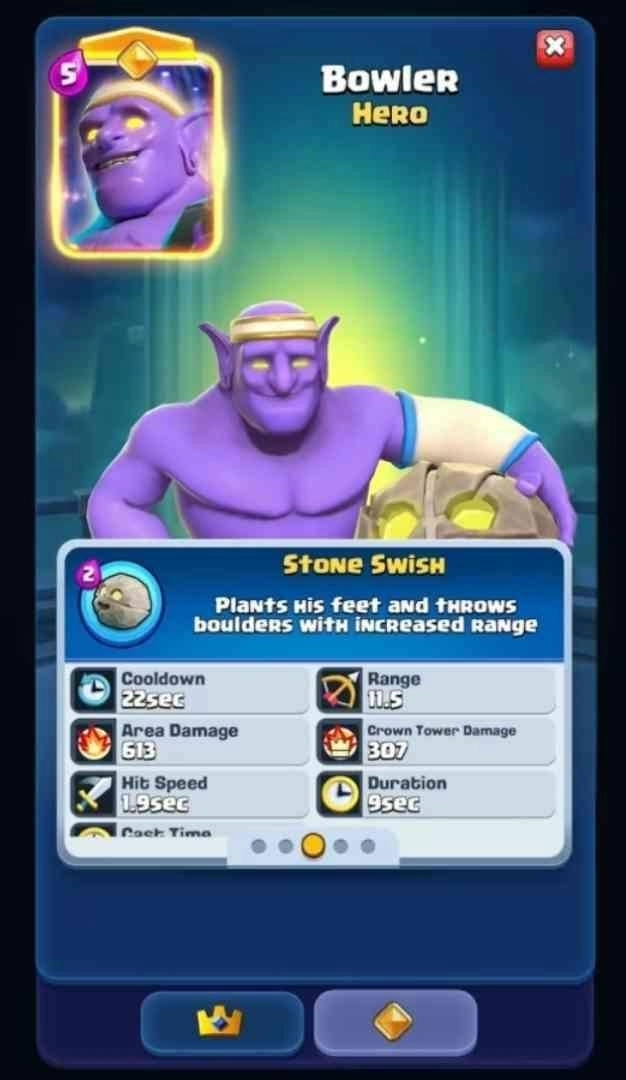 Hero Bowler Ability