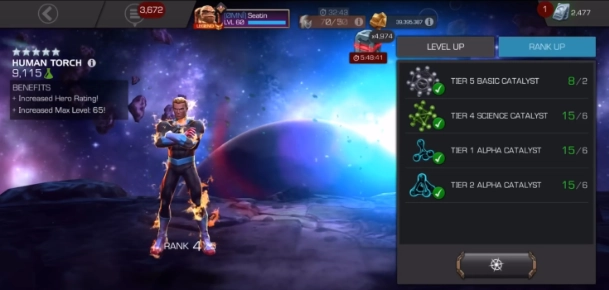 Science Class Top Champions from the MCOC Tier List