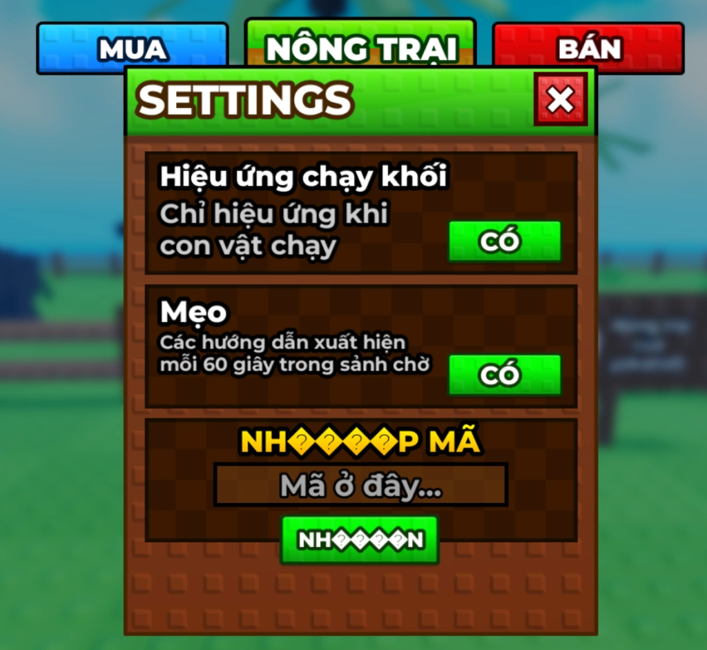 Full bộ code Raise Animals - Hướng dẫn cách nhập chi tiết