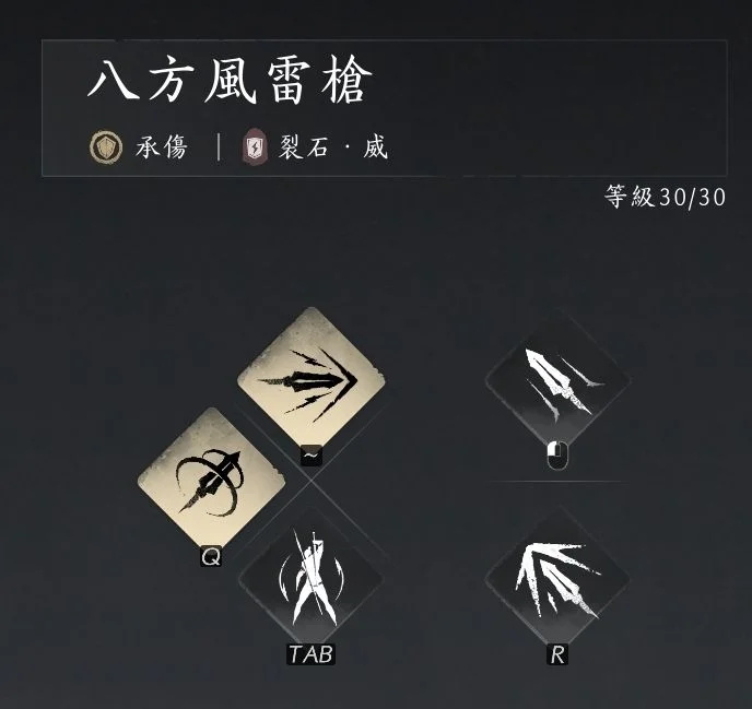 燕雲十六聲流派裂石·威