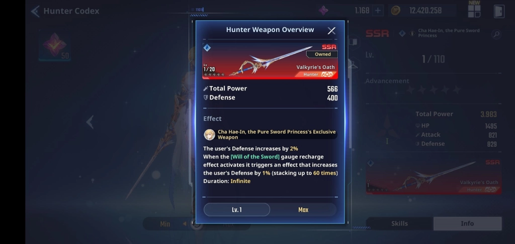Solo Leveling: Arise Pure Sword Princess Cha Hae-In Build Guide 5