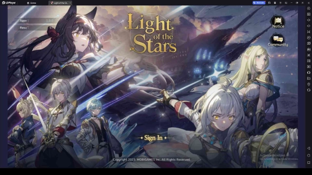 Играть в Light of the Stars на ПК