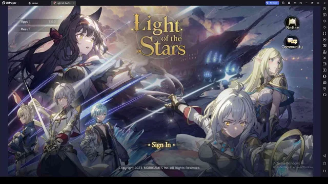 Играть в Light of the Stars на ПК