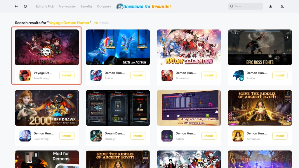 How to Download and Play Voyage Demon Hunter on PC -Beginners Guide