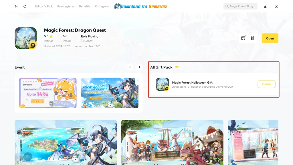 How to Download and Play Magic Forest: Dragon Quest on PC -Beginners Guide