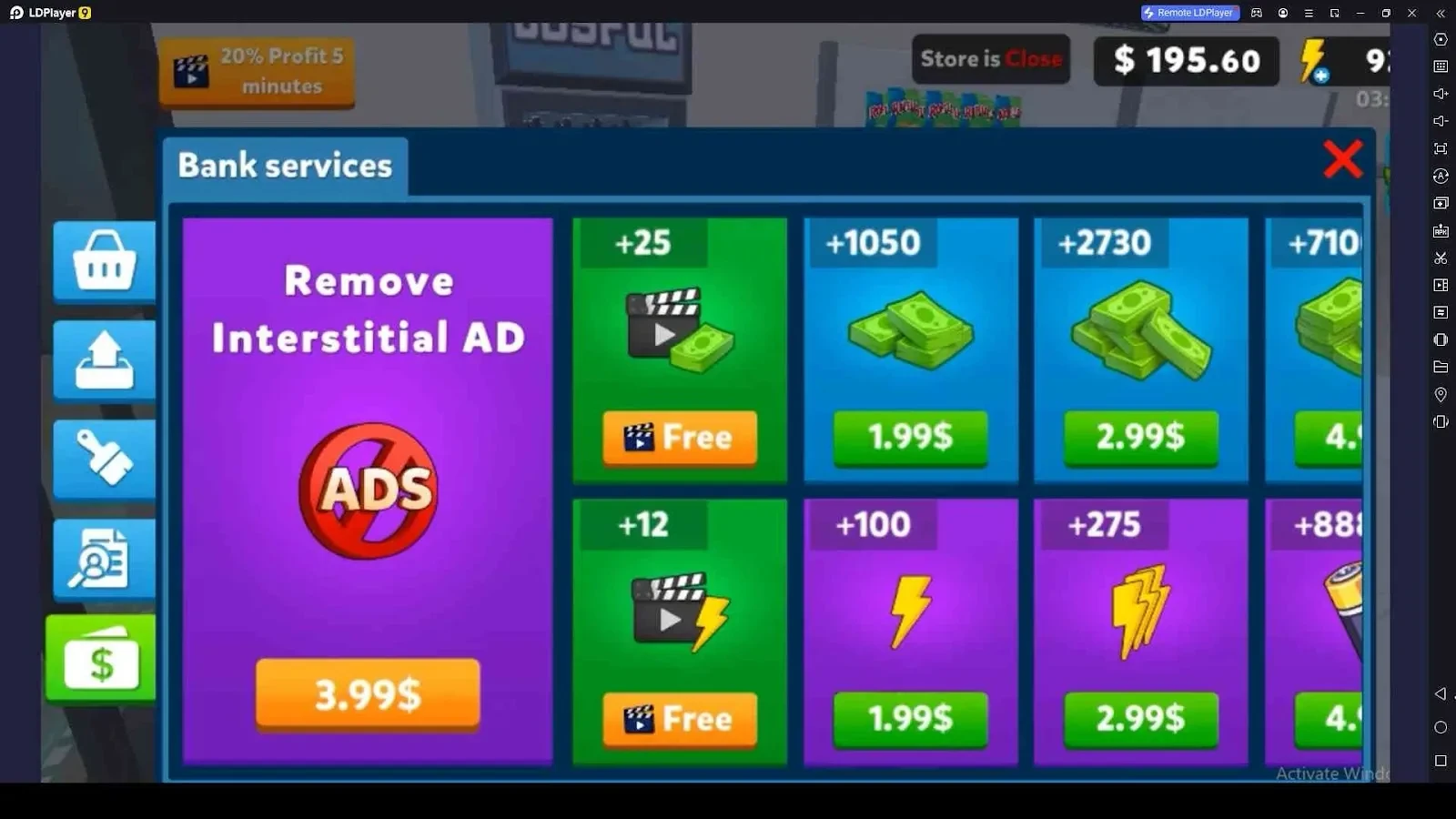 Watch Ads and Claim Gifts