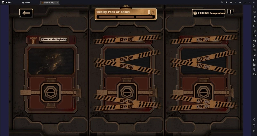 Limbus Company Mirror World Dungeon Gamemode Guide