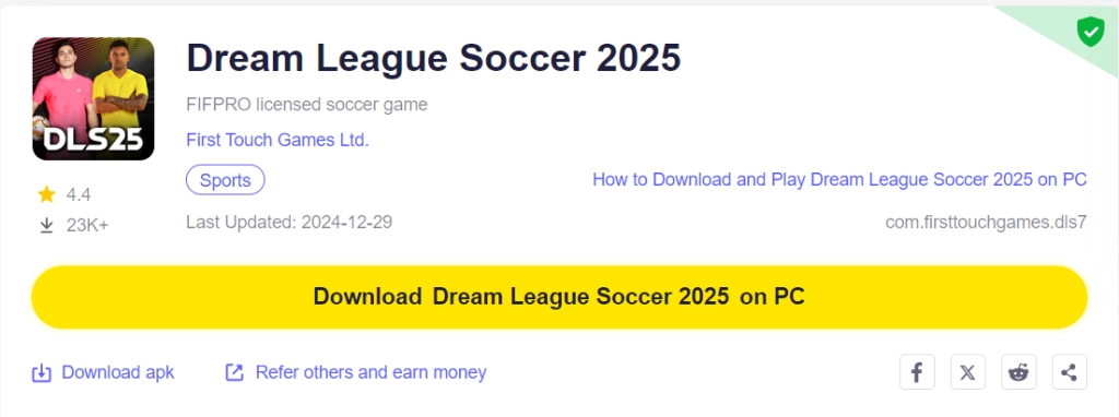 How to Download and Play Dream League Soccer 2025 on PC - Beginners Guide