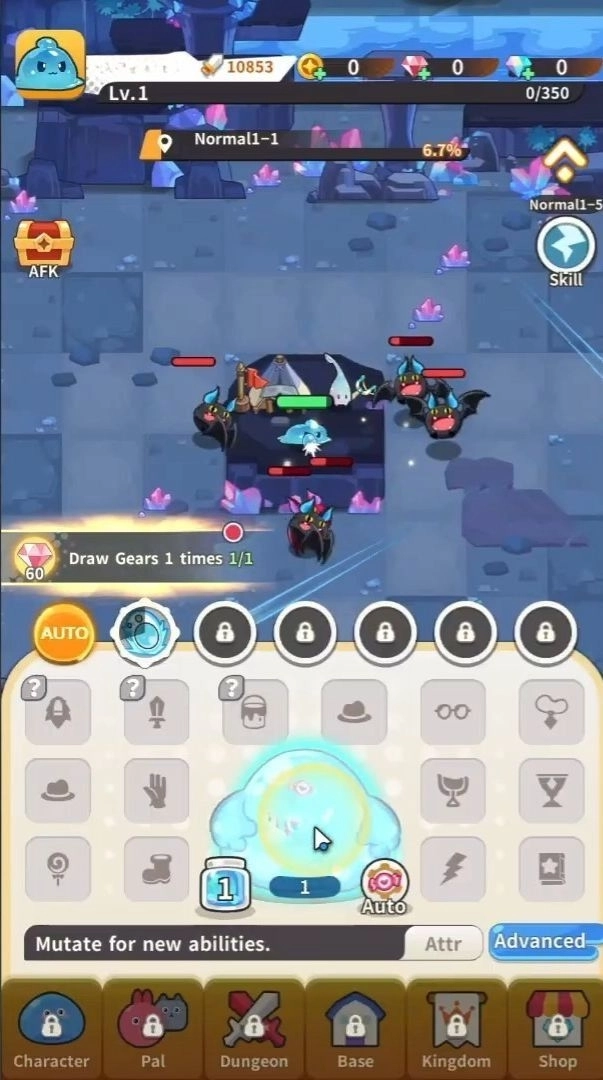 Level Up Faster to Unlock More Mutations Level Up Faster to Unlock More Mutations