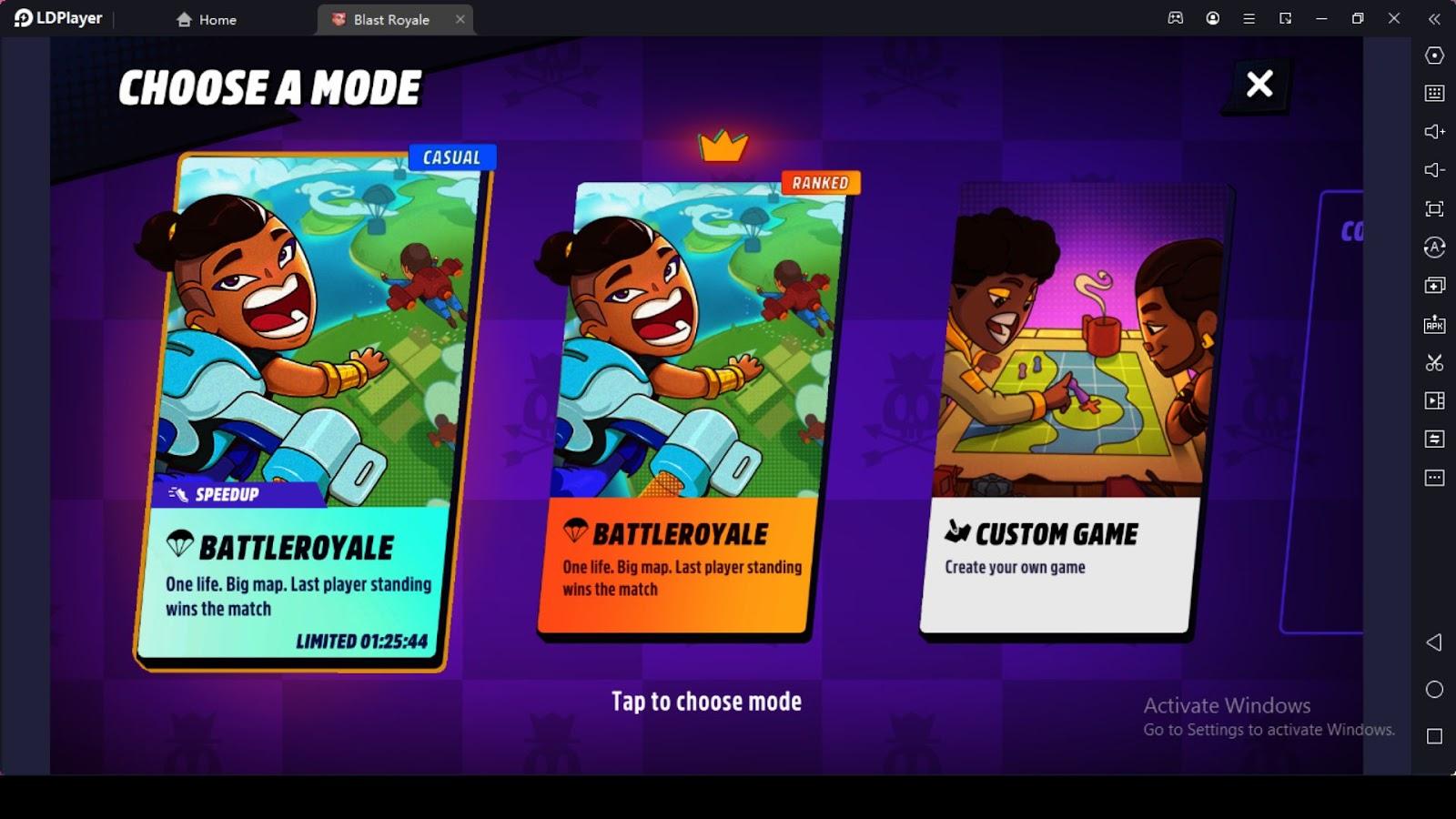 Blast Royale Game Modes