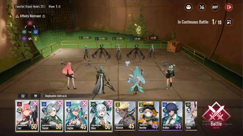 Picking Up the Powerful Characters for Battles