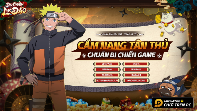 Đại Chiến Lục Đạo - Học Viện Nhẫn Thuật: Tổng hợp full giftcode mới nhất 2024