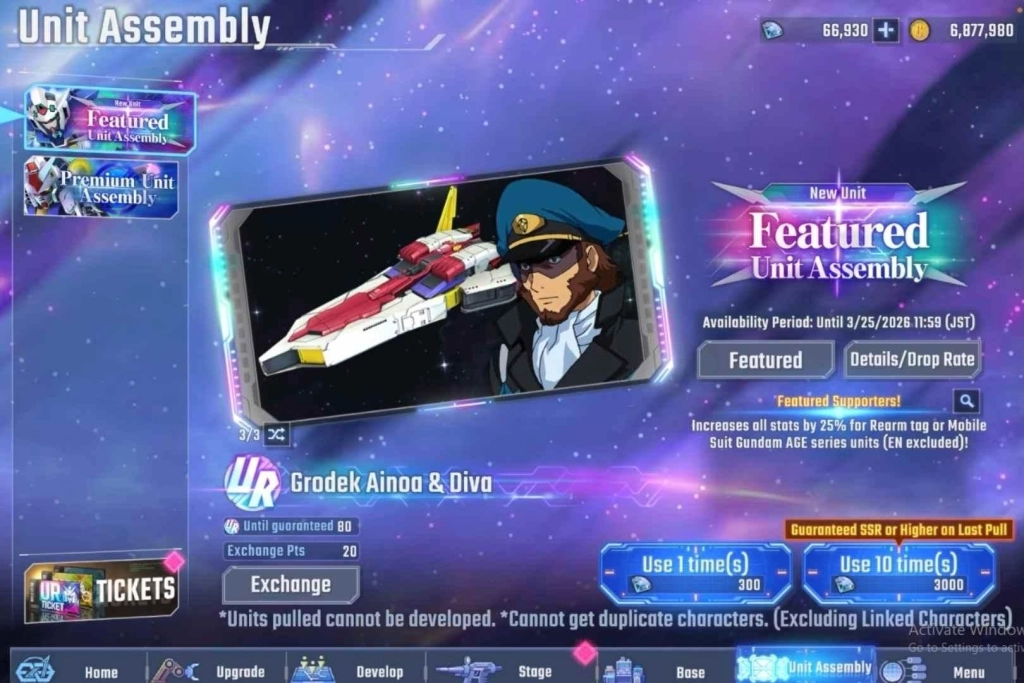 SSR Units, Pilots & UR Warship