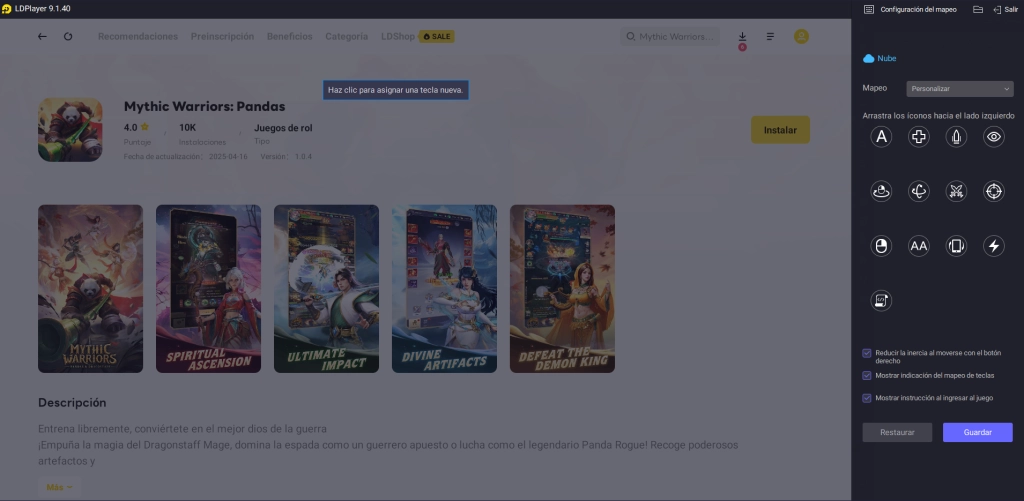 Cómo jugar a Mythic Warriors: Pandas en PC – Guía para principiantes